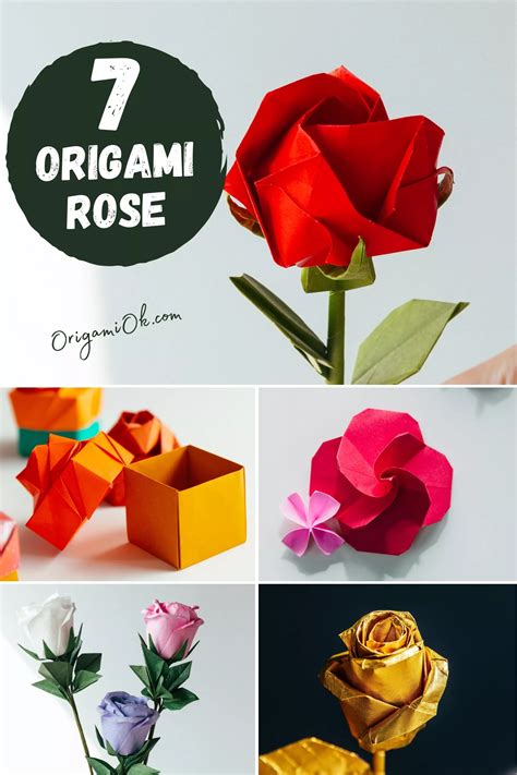Tutorial On Origami Rose 的图像结果