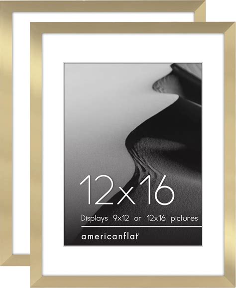 Amazon.com - Americanflat 12x16 Picture Frame with Polished Plexiglass ...