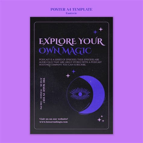 Astrology flyer PSD, High Quality Free PSD Templates for Download | Freepik