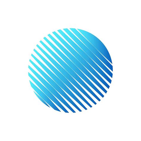 A circular logo representing a white sun on a blue background. The sun is a circle surrounded by twe