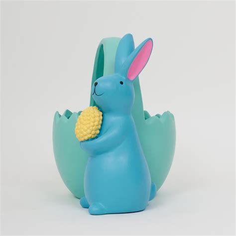 Buy Corsica Malta Ceramic Bunny with Basket Planter from Corsica by ...