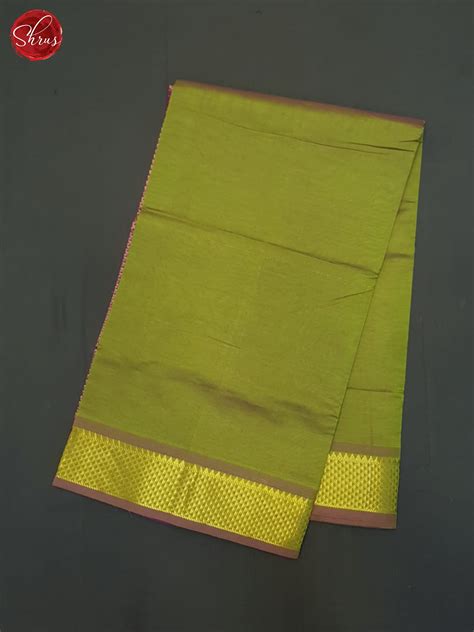 Green And Vadamalli- SiIk Cotton Half-pure Saree
