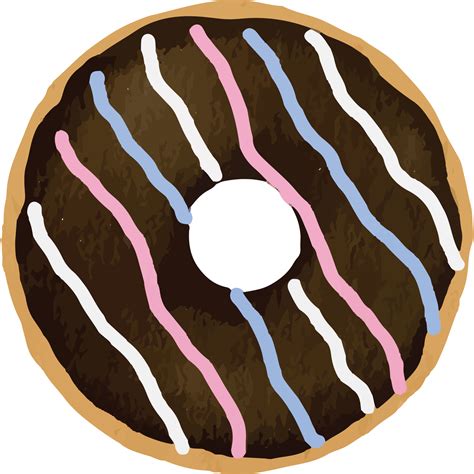 Donuts Sweet Food Clip art Element Transparent Background 24187208 PNG
