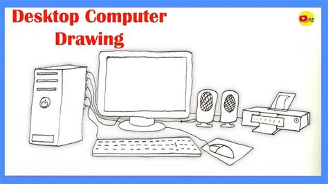 Desktop Computer Keyboard Drawing 的图像结果