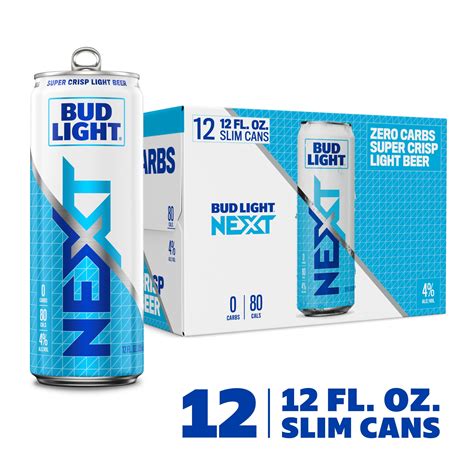 Bud Light NEXT Beer - 12 Pack, 12 fl oz Kaleng, 4% Indonesia | Ubuy