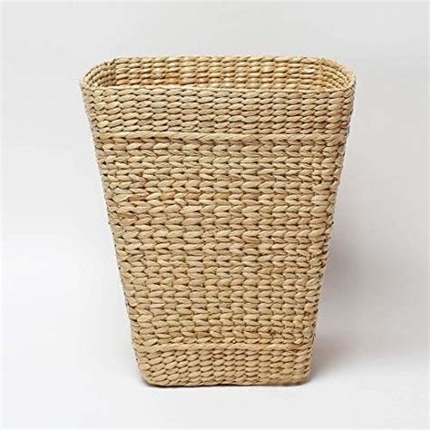 Now Organic Brand premium Natural Plastic free Bamboo Dustbin/Trash ...