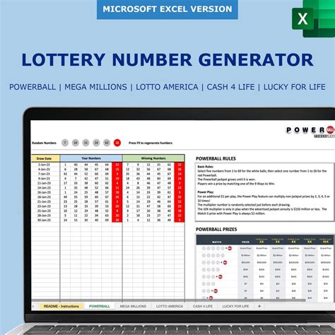 Powerball Number Generator 的图像结果