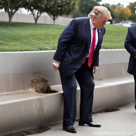 Donald Trump Pooping in Public | Stable Diffusion Online