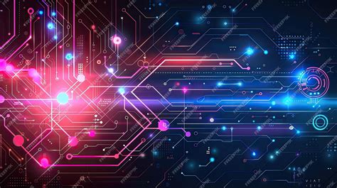 Abstract structure circuit computer technology business background | Premium AI-generated image