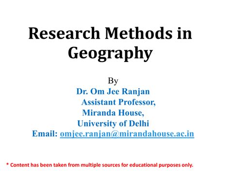 Image result for Geography Research Methods