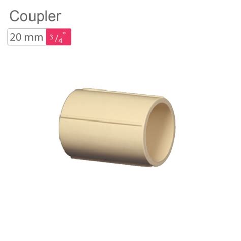 Supreme AquaGold uPVC Coupler 20mm SCH 80 Off White | mykit | Buy ...