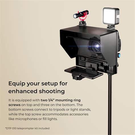 Buy Digitek DTP-010 10" Teleprompter for Smartphones & DSLRs Online