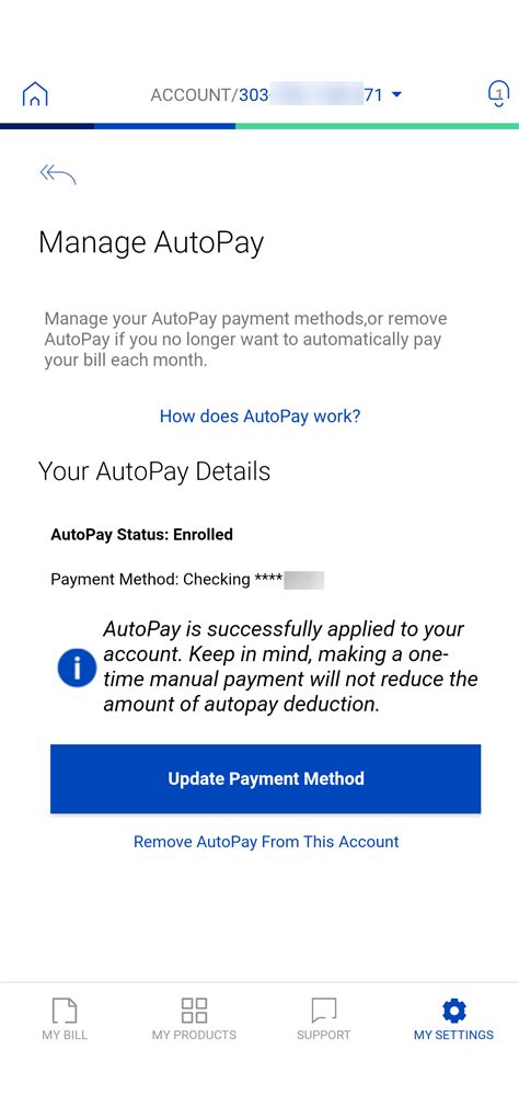 How to change your AutoPay payment information | Brightspeed