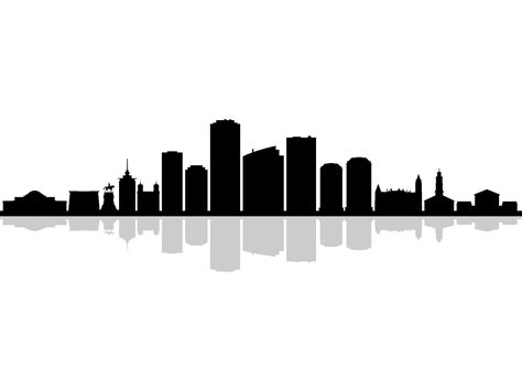 Richmond City Skyline Silhouette