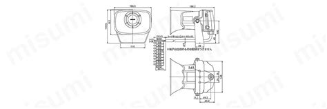 EHV-M1HF | ホーン型電子音報知器 EHS/EHV | パトライト | MISUMI(ミスミ)