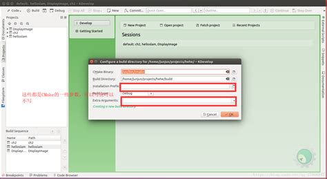 KDevelop Debugging 的图像结果