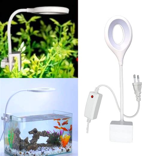BURAQ Pets Multicolor Nano N-6 Aquarium Lamp, Aquarium Lights for Fish ...