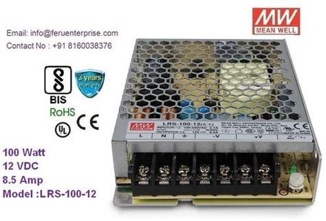 12VDC 8.5A MEANWELL SMPS Power Supply Manufacturer,Supplier,Wholesaler ...