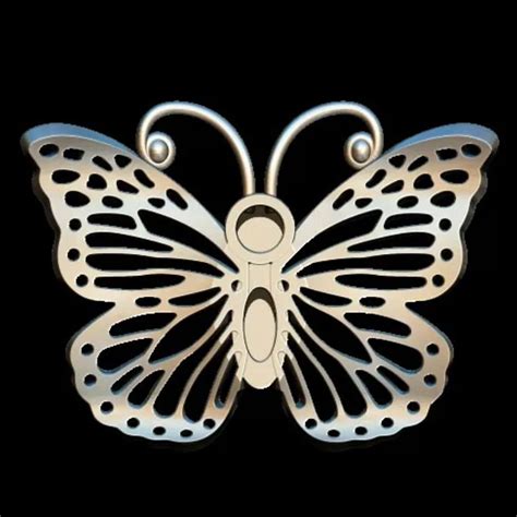 Exquisite Butterfly 3D Model for Printing