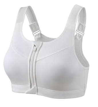 Buy PLUMBURY Polyamide Women's Medium Impact Padded Front Zip Racerback ...