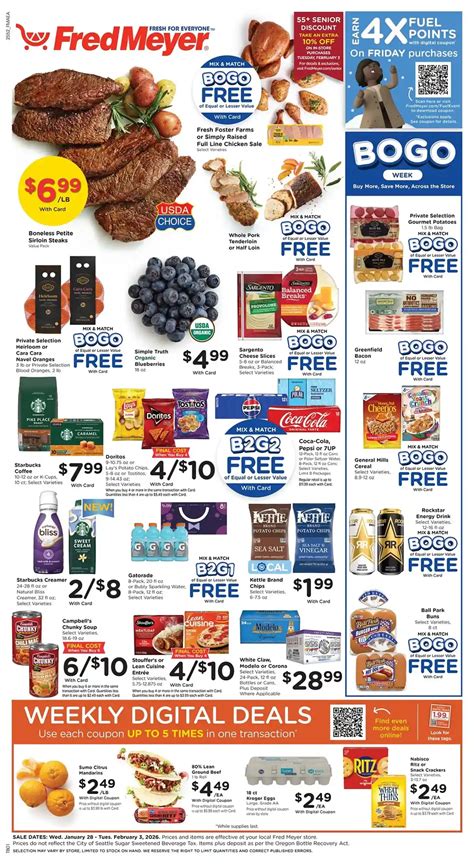 Fred Meyer Sneak Peak Weekly Ad (2/4/26 - 2/10/26)
