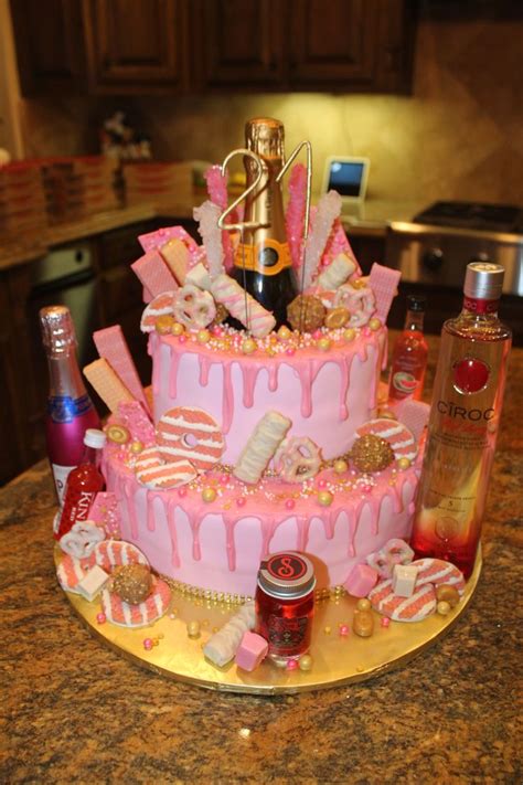 21st birthday cake | 21st birthday cakes, 21st birthday cake alcohol ...