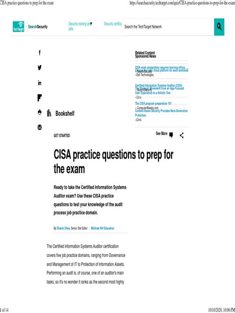 Image result for CISA Practice Questions