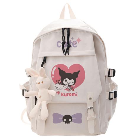 Buy NA Kawaii Backpack School Backpack With Accessory Plush My melody ...
