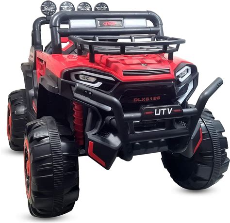 Buy LittleFlyer 2 Seater Electric Jeep for Kids, 4x4 Ride on Car with ...