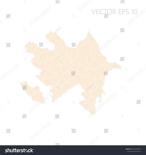 Blank Map Azerbaijan High Detailed Set: เวกเตอร์สต็อก (ปลอดค่าลิขสิทธิ์) 1903256071 | Shutterstock