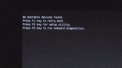 No Boot Device Error 的图像结果