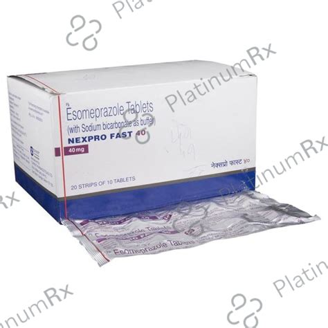 Nexpro Fast 40mg Tablet 10s | Uses, Price & Substitutes