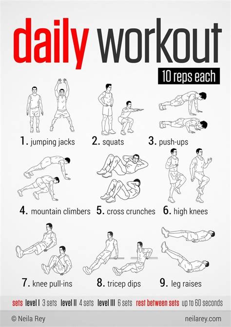 Easy Daily Workout. This would be great to do during the holidays when ...