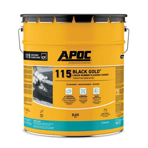APOC® 115 Black Gold® Liquid Rubber Flashing Cement