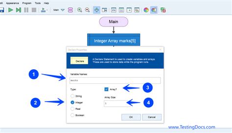 Flowgorithm Array 的图像结果