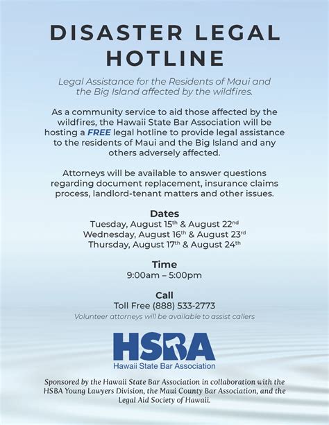 Hawaii State Bar Association on LinkedIn: Please share this with family ...