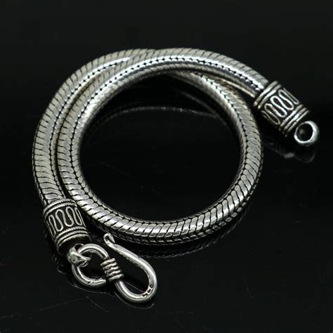 Silver Bracelets for Men Kadas & Chain | TRIBAL ORNAMENTS