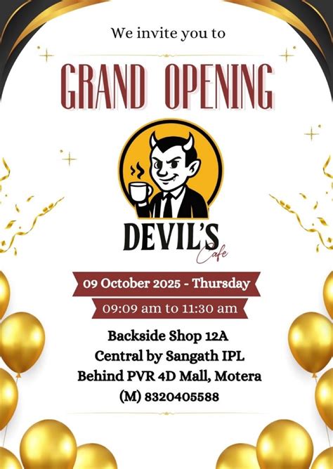 Grand Inaugation || Devils Cafe, Devil's Cafe- Best Cafe | Coffee Shop ...