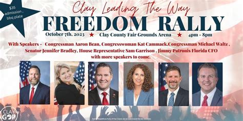 Clay County GOP Freedom Rally/Never Again Band , Clay County Fair ...