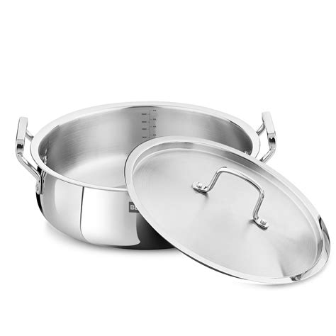 Buy Bergner BE Essentials TriPly Stainless Steel 28 cm Biryani Handi ...