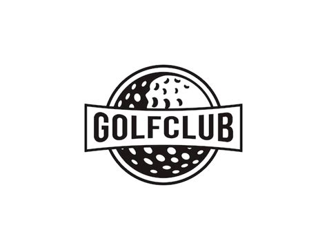 Vintage badge emblem golf club golf tournament logo vector icon ...