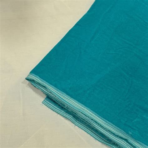 Premium Firozi Colour Micro Velvet fabric Fabric for Designers | FabCouture