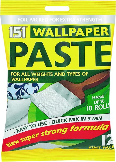 151 Wallpaper Paste - 5 Roll pack : Amazon.co.uk: DIY & Tools
