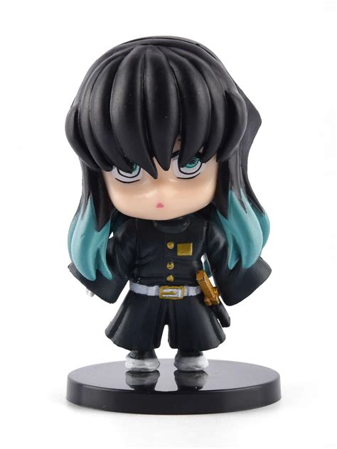 FADDY NATIVE Demon Slayer Anime Chibi Action Figures, Mist Pillar ...