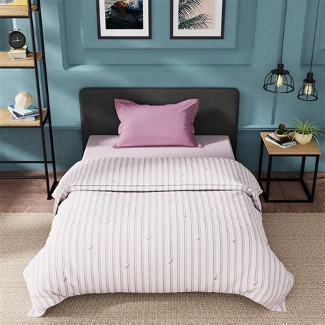 Buy NAUTICA Fairwater Cotton Striped Single Comforter from Nautica at ...