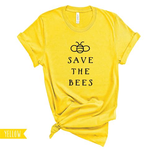 Save the Bees Shirt Save the Bees Bees Tee Bee Shirt | Etsy