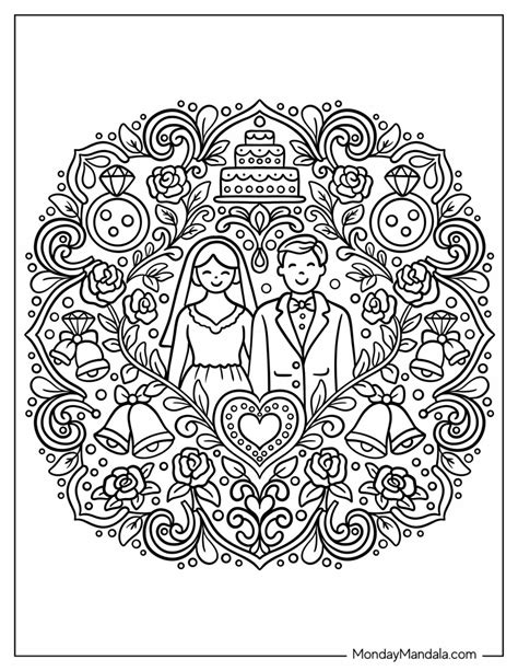 Printable Wedding Coloring Pages [2025]