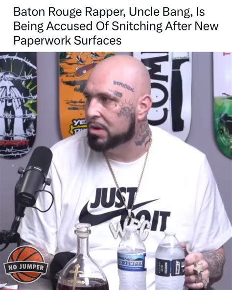 No Jumper LA | #UncleBang is being labeled a snitch after someone leaked his paperwork. 👀 ...