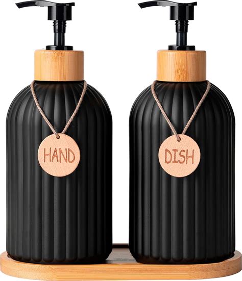 Amazon.com: Eulnars Dish Soap Dispenser and Hand Soap Dispenser for ...