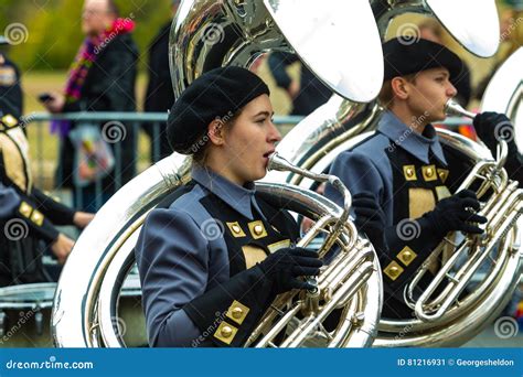 Marching Band Tubas in the Philly Parade Editorial Photo - Image of ...